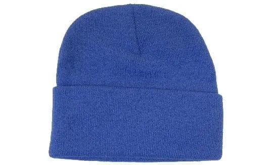 Headwear Knitted Acrylic Beanie X12 - 4243 in Royal
